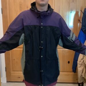 Vintage Ballistic by White Sierra‎ Hooded Snow Rain Jacket. Size L